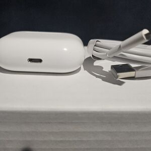 Apple White Earbud Headphones with Charging Case